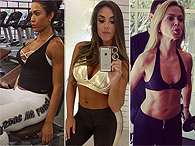 Gracyanne, Eliana e mais: veja famosas que são ratas de academia Foto: Reprodução
