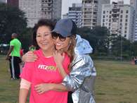 Sabrina Sato comemora Dia das Mães com exercícios no parque Foto: Caio Duran/AgNews