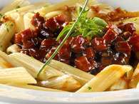 Veja receita de penne com linguiça calabresa. Foto: Divulgação