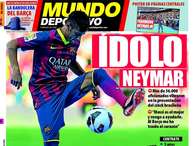 Jornais espanhóis destacam Neymar e já veem novo "ídolo" no Barcelona.