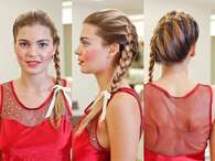 Trança lateral é opção para curtir a festa junina e voltar com o penteado intacto Foto: Páprica Fotografia