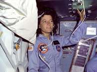 Sally K. Ride foi a primeira astronauta americana a participar de uma missão espacial, em 1983
						Foto: Nasa / Divulgação