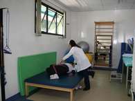 Morador faz fisioterapia no centro de saúde Foto: Prefeitura de Carlos Barbosa / Divulgação