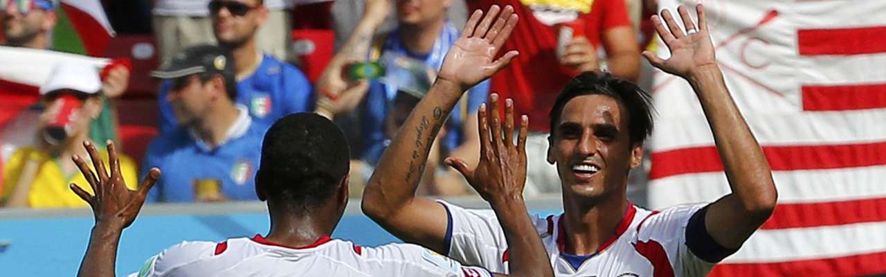 Sensação, Costa Rica surpreende Itália e mantém 100% na Copa