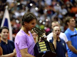 Após Rafael Nadal participar de torneio em São Paulo, Rio Open espera receber nomes de expressão no tênis atual Foto: Fernando Borges / Terra