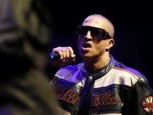 Mano Brown durante show em São Paulo Foto: Léo Pinheiro / Terra