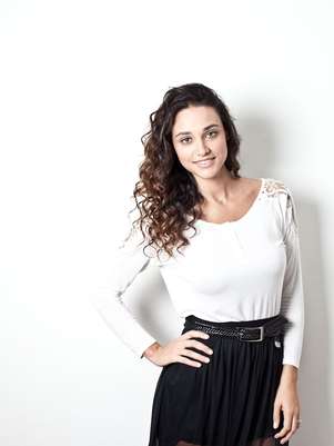 A atriz tem 1,78 m e já chegou a pesar 85 kg Foto: Divulgação