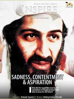 Imagem da edição da 'Inspire' posterior ao assassinato de Osama bin Laden Foto: Reprodução