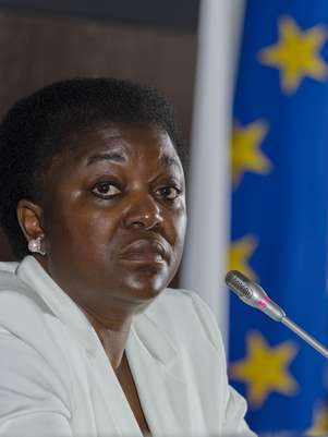 Cecile Kyenge, uma oftalmologista e cidadã italiana originária da República Democrática do Congo (RDC), foi nomeada ministra da Integração por Enrico Letta Foto: AP