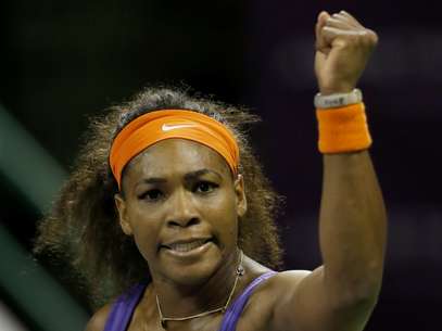 Serena Williams superou a russa Maria Sharapova com certa facilidade por 2 sets a 0, com parciais de 6/3 e 6/2 Foto: Reuters
