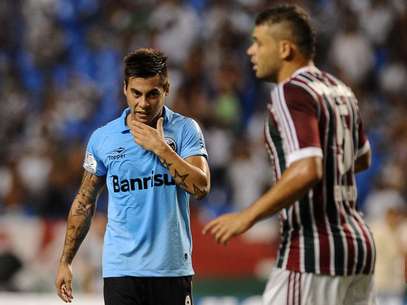 Vargas marcou primeiro gol com a camisa do Grêmio Foto: Mauro Pimentel / Terra