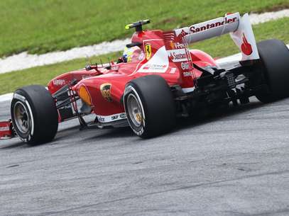 Brasileiro da Ferrari não largava da primeira fila desde GP do Bahrein de 2010 Foto: Getty Images