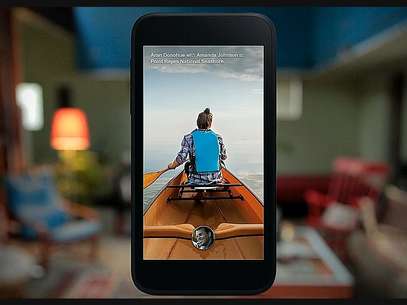 Messenger 
deixa a foto de perfil no canto, em um círculo, e mostra quantas 
mensagens não lidas há Foto: Reprodução