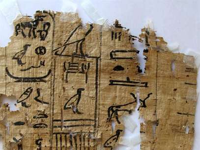 Egito divulgou imagens dos papiros mais antigos já encontrados Foto: EFE