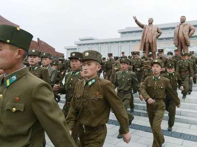 Coreia do Norte tem dia de festas por aniversário de nascimento do fundador Foto: Reuters