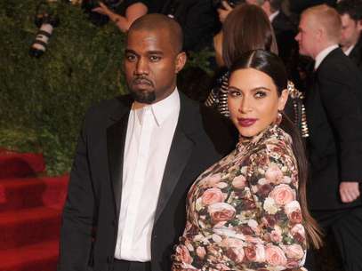Kim Kardashian e Kanye West  Foto: Getty Images