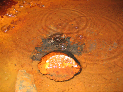Água com pelo menos 1,5 bilhão de anos verte de mina no Canadá Foto: J Telling / Divulgação
