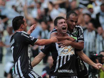 Mota fez o gol que garantiu o título ao Ceará Foto: Jarbas Oliveira / Futura Press