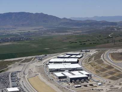 Imagem mostra o datacenter da NSA, em Utah Foto: AP