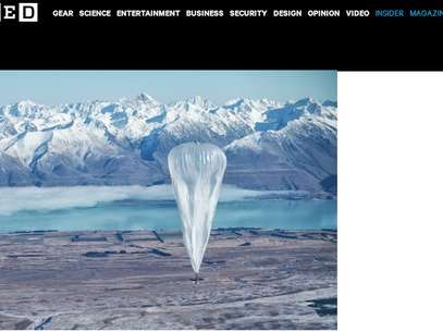 Balões ficariam na estratosfera Foto: Reprodução