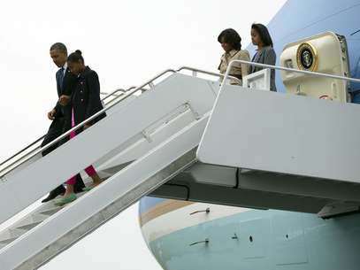 Obama está em Belfast para reunião do G8 Foto: AP