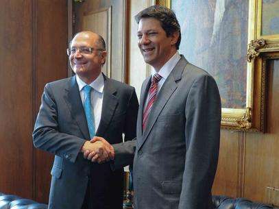 Alckmin e Haddad anunciaram anunciaram a redução das tarifas para R$ 3 em São Paulo Foto: Terra