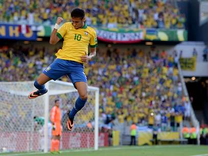 Neymar voltou a marcar um belo gol e garantiu a vitória do Brasil Foto: Ricardo Matsukawa / Terra