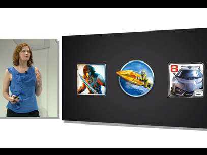 Gerente de Produtos do Google Play, Ellie Powers, anunciou novos jogos pro Nexus 7 da próxima geração Foto: Reprodução