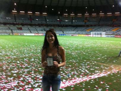 Filha de Cuca costuma acompanhar o pai nos estádios Foto: Facebook / Reprodução