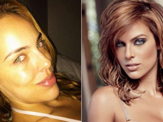 Maquillaje de famosas, antes y después 12