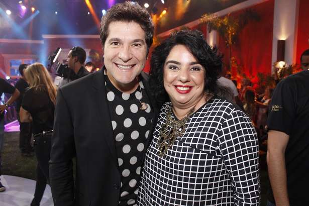 Mariza tieta Daniel durante a final do BBB: queria uma com o Teló