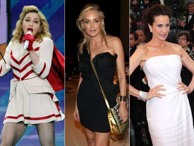 Maddona, Sharon Stone e Andie MacDowell são mulheres desejadas com mais de 50 anos Foto:  / Getty Images