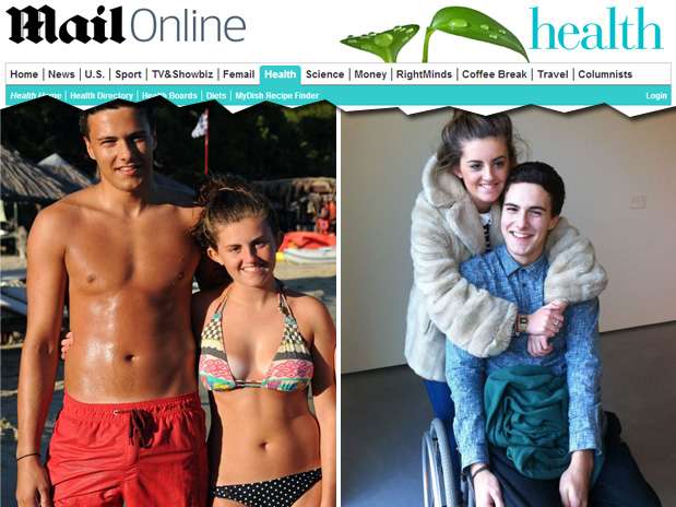 Jovem desenvolveu rara alergia após pisar em ouriço-do-mar Foto: Daily Mail / Reprodução