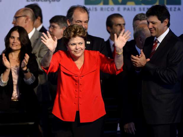 Dilma anunciou investimentos em São Paulo no dia em que a cidade comemora comemora 459 anos Foto: / Fernando Borges/Terra