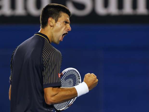Djokovic se consagrou como maior campeão consecutivo do Australian Open na era aberta do tênis Foto:  / Reuters