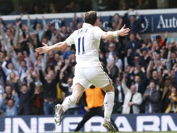Gareth Bale foi determinante na virada do Tottenham sobre o Manchester City Foto: AP