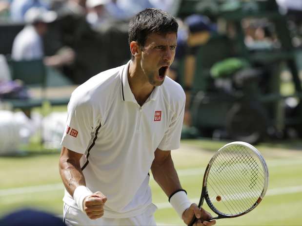 Djokovic tenta o segundo título de Wimbledon na carreira Foto: AP