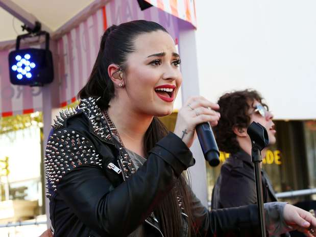 Cantora norte-americana durante apresentação em fevereiro deste ano, em Los Angeles Foto: Getty Images