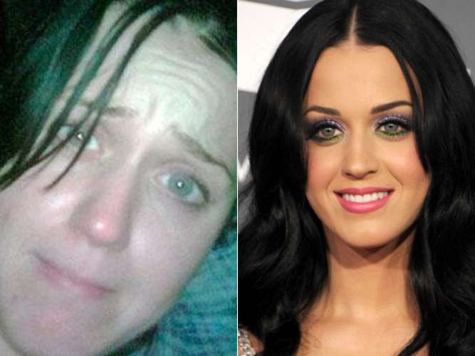 Maquillaje de famosas, antes y después 5