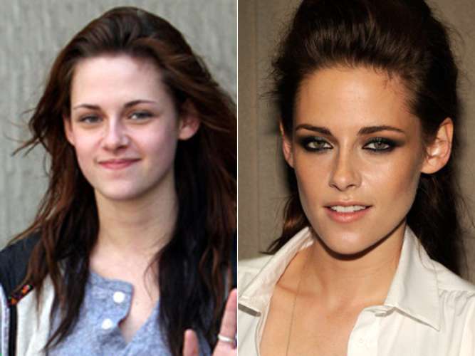 Maquillaje de famosas, antes y después 1