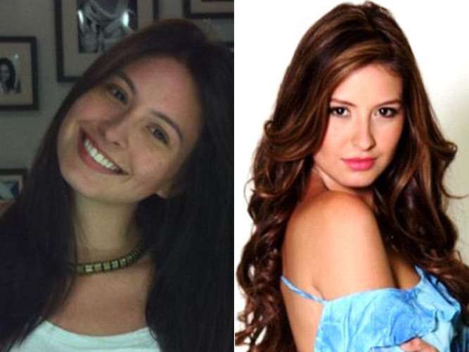 Maquillaje de famosas, antes y después 14