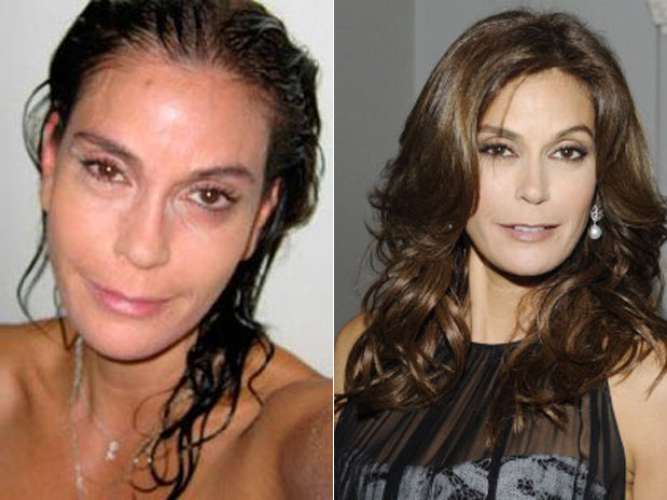 Maquillaje de famosas, antes y después 13