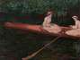 A canoa sobre o Epte, de Monet; também pode ser vista na exposição Romantismo  A arte do entusiasmo; óleo sobre tela Foto: João Musa / Museu de Arte de São Paulo Assis Chateaubriand