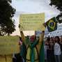 Em protestos, BH se revolta contra Copas, Neymar, Blatter e Fifa. Foto: Diego Garcia