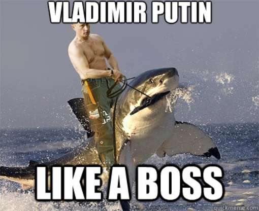 Las imágenes de Putin sin camisa cazando sobre un caballo dieron la vuelta al mundo y generaron infinidad de memes. 