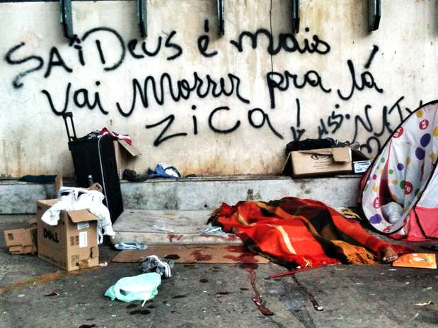 O caso ocorreu na rua Geraldo Teixeira da Costa na tarde desta terça-feira Foto: Mariela Guimarães/O Tempo / Futura Press