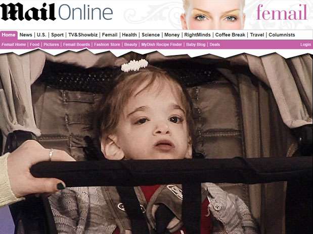 Apesar da idade, Brooke Greenberg mantém a aparência física e a cognição de uma criança Foto: Daily Mail/Reprodução