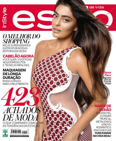 Juliana Paes é a capa da edição de agosto da revista Estilo Foto: Fernando Louza