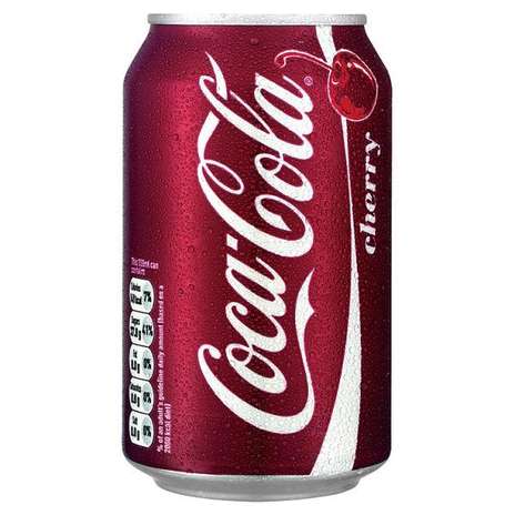 Coca-Cola Cherry: tradicional Coca-Cola com sabor cereja, esse refrigerante já foi comercializado no Brasil, mas saiu de linha. Já em países da América do norte e na Europa, a bebida pode ser encontrada e faz sucesso Foto: Divulgação
