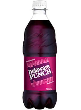 Delaware Punch: vendido nos Estados Unidos, esse refrigerante é feito com um mix de frutas. Entre elas, o sabor de uva é o que mais se destaca Foto: Divulgação